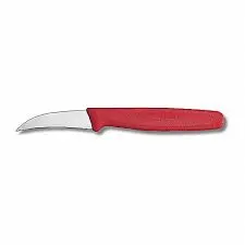 CUCHILLO CURVO MANGO ROJO