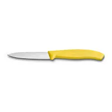 CUCHILLO LISO 8 CM AMARILLO
