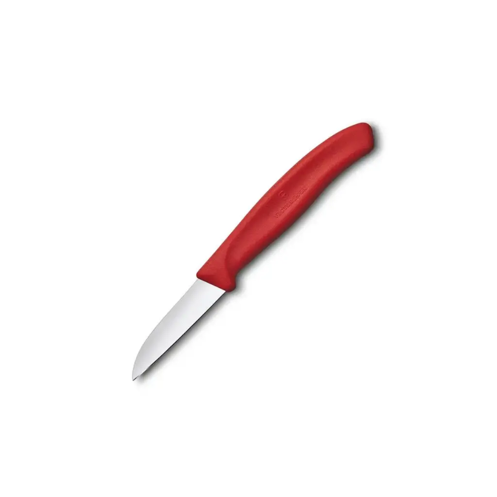 CUCHILLO LEGUMBRES NYLON ROJO RECTO CHICO LISO