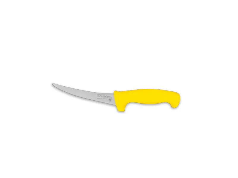 CUCHILLO DESHUE CURVO 6 MANGO AMARILLO