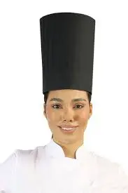 [G-170] GORRO CHEF  (BLANCO, 22.5 cm)