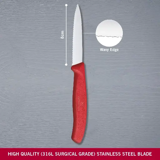 [6.7631] CUCHILLO DENTADO ROJO