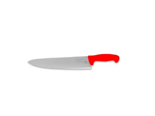[CACHE-12R] CUCHILLO CHEF 12 MANGO ROJO