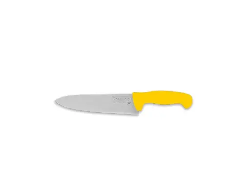 [CACHE-8A] CUCHILLO CHEF 8 MANGO AMARILLO
