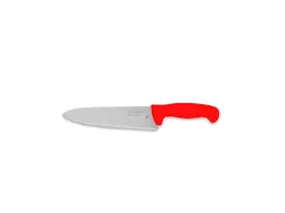 [CACHE-8R] CUCHILLO CHEF 8 MANGO ROJO
